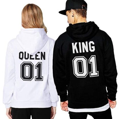 Polerones para pareja King & Queen Letra Especial