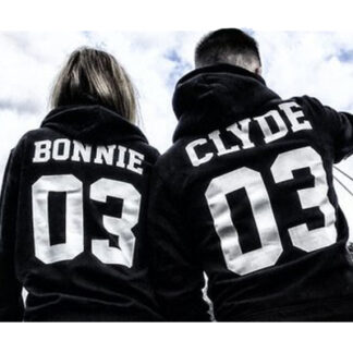 Polerones de Bonnie & Clyde para parejas