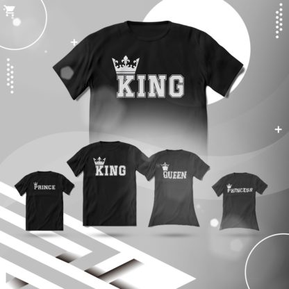 Poleras para Familiar "King, Queen, Prince & Princess"