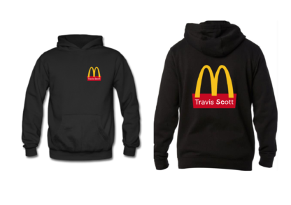 Polerón McDonalds Travis Scott Negro