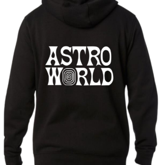 Polerón Astro World Negro Detrás