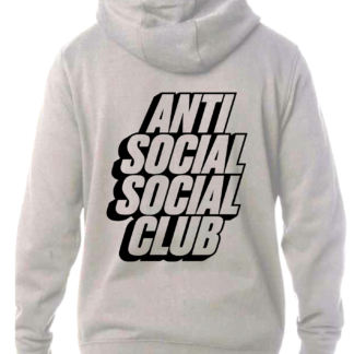 Polerón Anti Social Club Alt Blanco Detrás