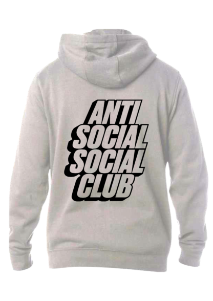 Polerón Anti Social Club Alt Blanco Detrás