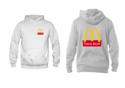 Polerón McDonalds Travis Scott Blanco