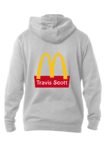 Polerón McDonalds Travis Scott Blanco Atrás