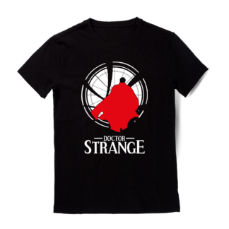 Polera Amuleto y Doctor Strange Negra