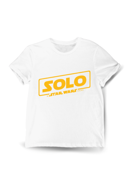 Polera Solo Star Wars Blanca