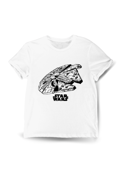 Polera Nave de Star Wars Blanco