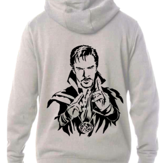 Polerón Doctor Strange Alt Blanco Detrás