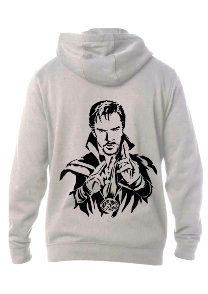 Polerón Doctor Strange Alt Blanco Detrás