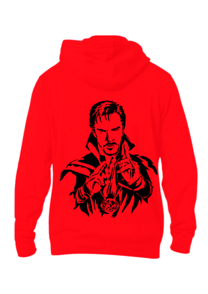 Polerón Doctor Strange Alt Rojo Detrás