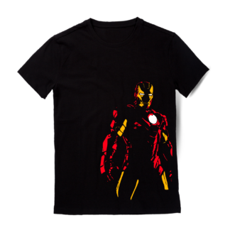 Polera Ilustración de Iron Man 3