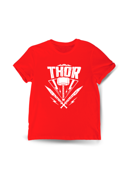 Polera Mjolnir Thor Roja