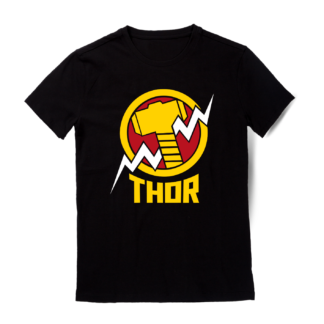 Polera Martillo de Thor Negra